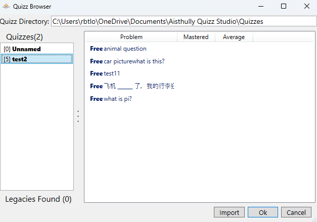 Quiz Player Performance