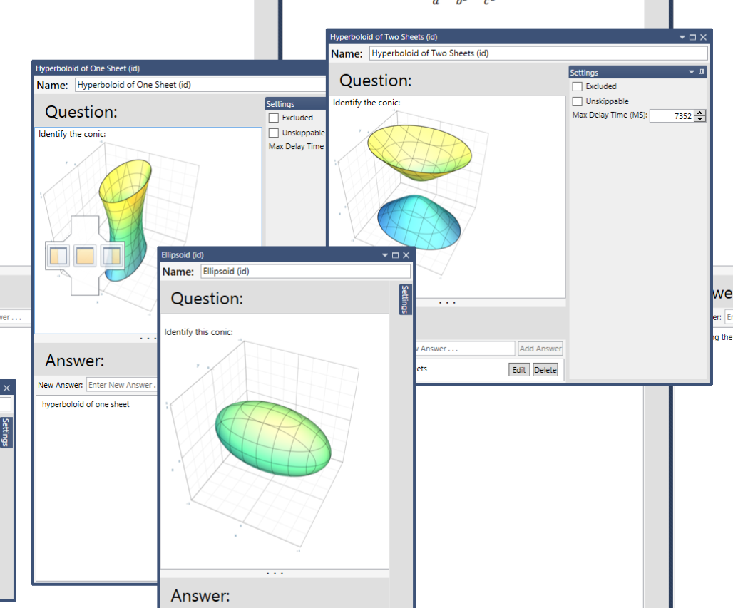 Quiz Studio - Creating geometry questions
